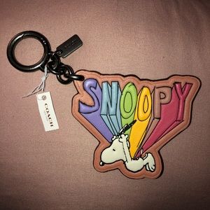 Coach Snoopy key chain